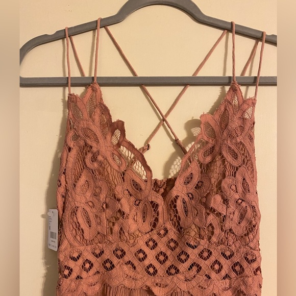 🫶🏼NWT Free People One Adella Slip dress in Rose🫶🏼 - Picture 8 of 12